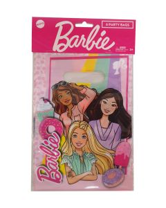 BARBIE PLASTIC PARTY BAGS 6CT-LCY-84965