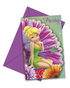 FAIRIES MAGIC INVITATIONS & ENVELOPES 6CT-PRO-85248