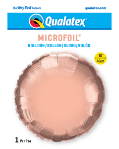 18 INCH FOIL RND ROSE GOLD PLAIN FOIL 1 CTP-QUA-57050