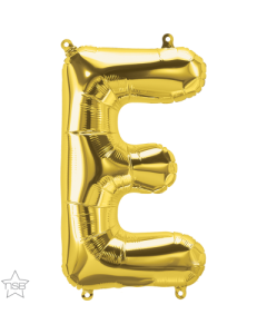 34 INCH FOIL GOLD LETTER E 1CTP-QUA-59289