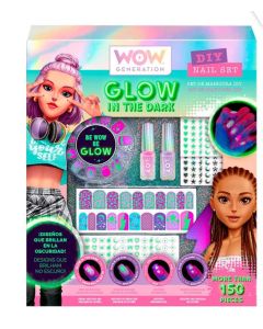WOW GENERATION GLOW IN THE DARK MANICURE SET-KIE-WOW00157
