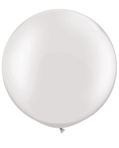 3 FT LATEX PLAIN RND PRL WHITE 2CTP-QUA-39946