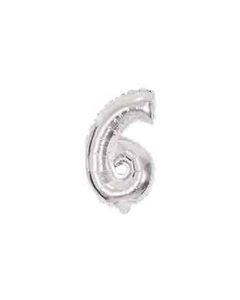 37 INCH AIR-HELIUM SILVER FOIL BALLOON 6 1CTP-PRO-92472
