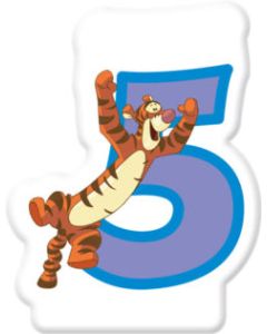 DISNEY WINNIE BIRTHDAY NUMERAL CANDLES NO 5-PRO-82917