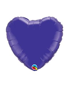 18 INCH FOIL HRT QUARTZ PURPLE PLAIN 1CTL-QUA-12899