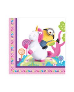 FLUFFY TWO PLY PAPER NAPKINS 33X33CM 20CT-PRO-89909