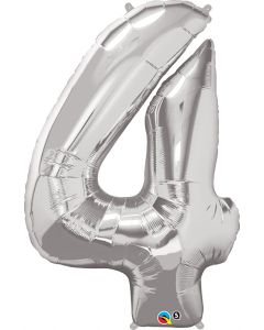 34 INCH FOIL NUMBER 4 SILVER 1CTP-QUA-30413