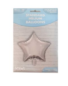 18 INCH AIR-HELIUM FOIL SILVER STAR 5CTP-LCY-85537