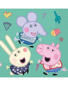 PEPPA PIG MESSY PLAY 2PLY PNAPKINS 33X33CM 20CT-PRO-91034