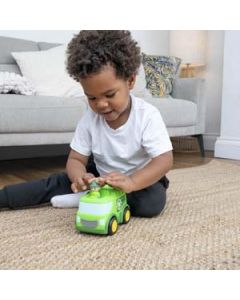 TEAMSTERZ PUSH N GO GARBAGE TRUCK-HTI-1425075