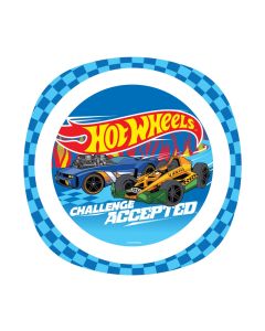 HOT WHEELS SPIRIT CHALLENGE SHAPED PLATE-KIE-84675
