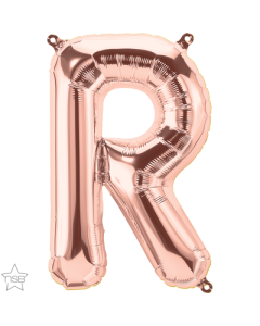 16 IN FOIL ROSE GOLD LETTER R AIR FILLED 1CTP-QUA-59738
