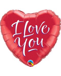 18 INCH FOIL LOVE YOU MODERN SCRIPT 1CTP-QUA-29133