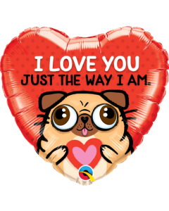 18 INCH FOIL I LOVE YOU JUST THE WAY I AM 1CTP-QUA-78551