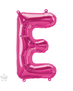 34 INCH FOIL MAGENTA LETTER E 1CTP-QUA-59972