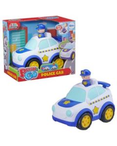 TEAMSTERZ PUSH N GO POLICE CAR-HTI-1425073