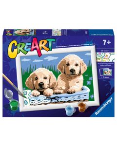 RAVENSBURGER CREART CUTE PUPPIES - AGE 7+-RVG-28931
