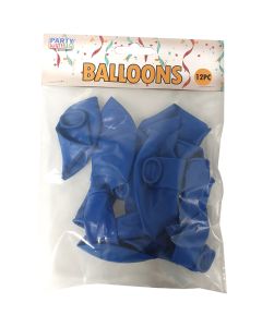 12 INCH LATEX STANDARD OCEAN BLUE 12CTP-LCY-83840