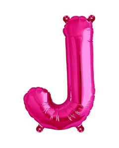 16 IN FOIL MAGENTA LETTER J AIR FILLED 1CTP-QUA-59566