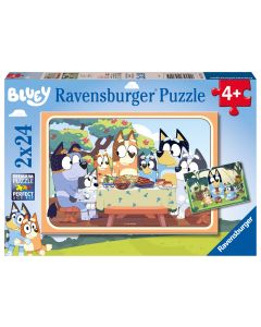 RAVENSBURGER 2X24PC BLUEY-RVG-5711