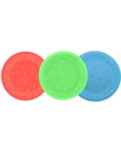 BOYS REUSABLE PLATES 3 ASSORTED COLOURS-LCY-84757