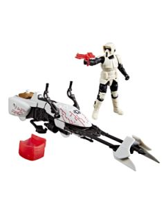 STAR WARS 10 CM SCOUT TROOPER SPEEDER BIKE-HAS-G0373