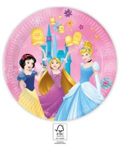 PRINCESS LIVE YOUR STORY PAPER PLATES 23CM 8CT PET-PRO-95039