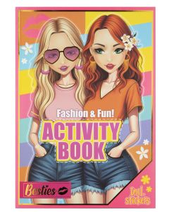 BESTIES ACTIVITY BOOK A4 INCL STICKERS-CCG-140054