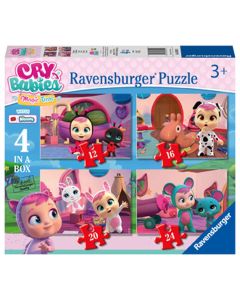 RAVENSBURGER CRY BABIES 4 IN 1 PUZ 12/16/20/24PC-RVG-3052