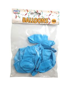 12 INCH LATEX STANDARD BABY BLUE 12CTP-LCY-83839