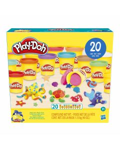 PLAY DOH-MULTICOLOR MAGIC PACK 20 2OZ CANS-HAS-F2829