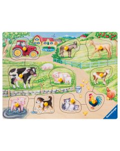 RAVENSBURGER MY 1ST PUZZLE 10PC MORNINGS AT FARM-RVG-3689