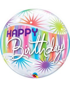 22 INCH SINGLE BUBBLE BDAY SORBET STARBLAST 1CTP-QUA-25704
