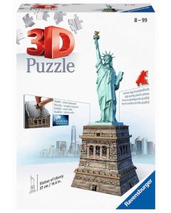 RAVENSBURGER 108PC 3D PUZZLE STATUE OF LIBERTY-RVG-12584