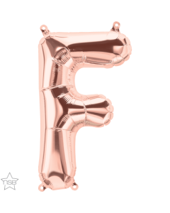 34 INCH FOIL ROSE GOLD LETTER F 1CTP-QUA-59852