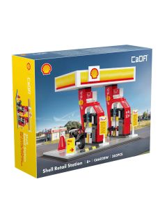 CADA 294PC SHELL SMALL GAS STATION-CAD-C66028W