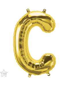 16 IN FOIL GOLD LETTER C AIR FILLED 1CTP-QUA-59438