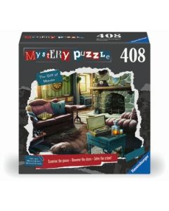 RAVENSBURGER 408PC PUZZLE THE GIFT OF MURDER-RVG-12001206