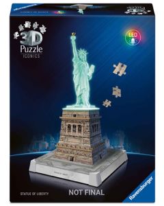 RAVENSBURGER 108PC PUZZLE ICONICS STATUE OF LIBERT-RVG-12008027