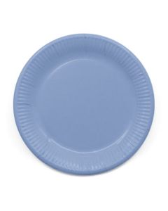 ECO COMP IND LBLUE PAPER PLATES LARGE 23CM 8CT-PRO-90892