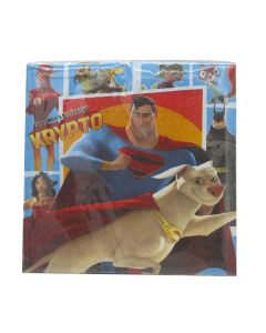 SUPERMAN & DC PETSTWO PLY PAPR NAPKIN 33X33CM 20CT-LCY-82977