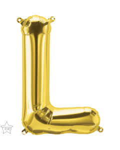 34 INCH FOIL GOLD LETTER L 1CTP-QUA-59934