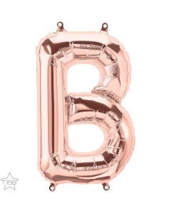 34 INCH FOIL ROSE GOLD LETTER B 1CTP-QUA-59844
