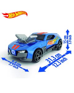 HOT WHEELS 2 IN 1 RACE N HAUL-DARK BLUE-INT-HWCC15-DB