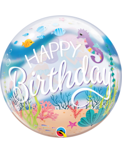 22 INCH SINGLE BUBBLE HAPPY B/DAY MERMAID 1CTP-QUA-87741