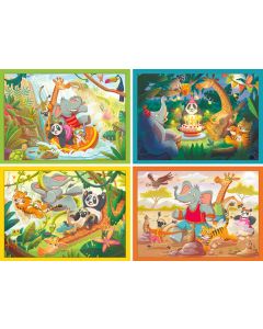 RAVENSBURGER 4X35PC PUZZLE SPEEDY PUZZLE-RVG-12004171