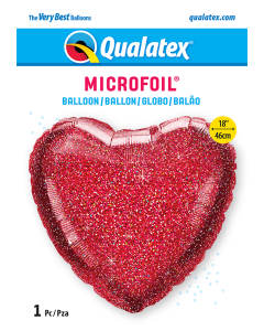 18 INCH FOIL GLITTERGRAPHIC RED 1CTP-QUA-88954