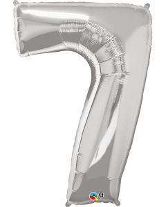 34 INCH FOIL NUMBER 7 SILVER 1CTP-QUA-30425