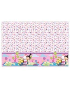 FLUFFY PLASTIC TABLECOVER 120X180CM 1CT-PRO-89910