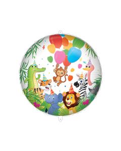 18 INCH FOIL RND JUNGLE BALLOONS 1CTP-PRO-94177